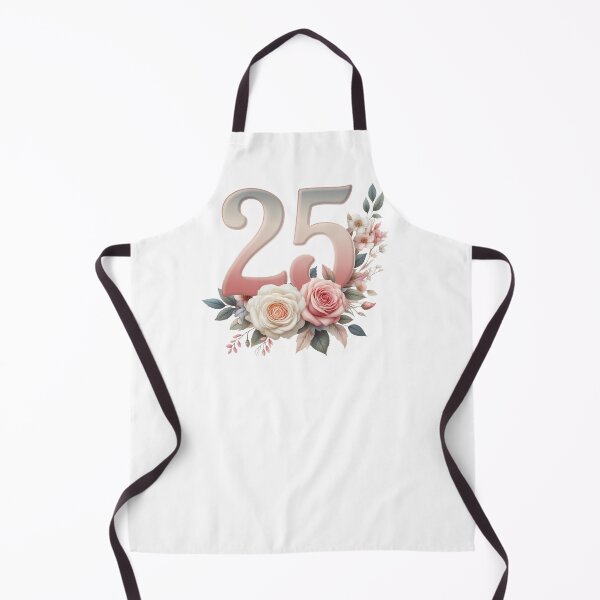 Item preview, 25th Birthday, floral, number 25, girl’s, woman's designed and sold by iclipart.
