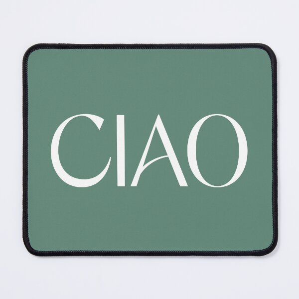 Item preview, Ciao Italian Word White designed and sold by Jeallan Designs.