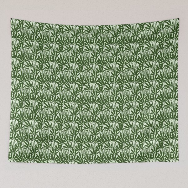 Item preview, Green Hemp Leaves designed and sold by dottiedigitals.