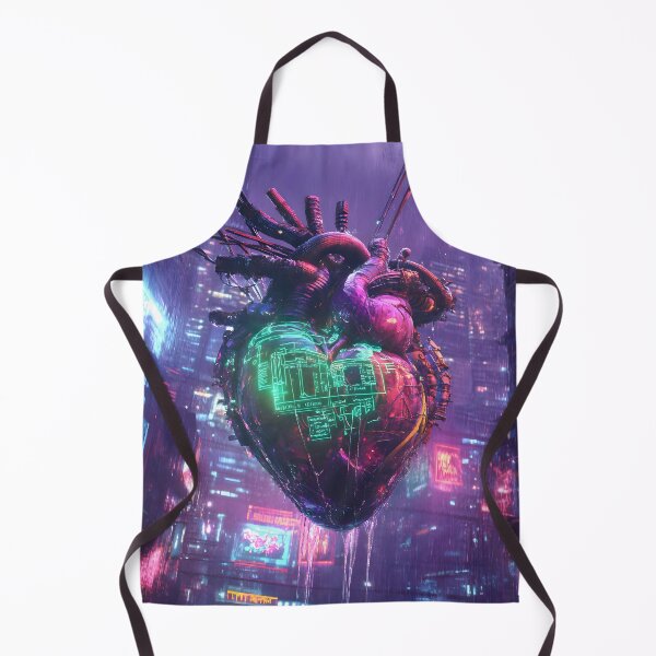 Item preview, Pulse of the Future: The Cybernetic Heartbeat designed and sold by AI-Only Creations.
