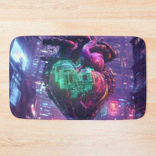Item preview, Pulse of the Future: The Cybernetic Heartbeat designed and sold by AI-Only Creations.