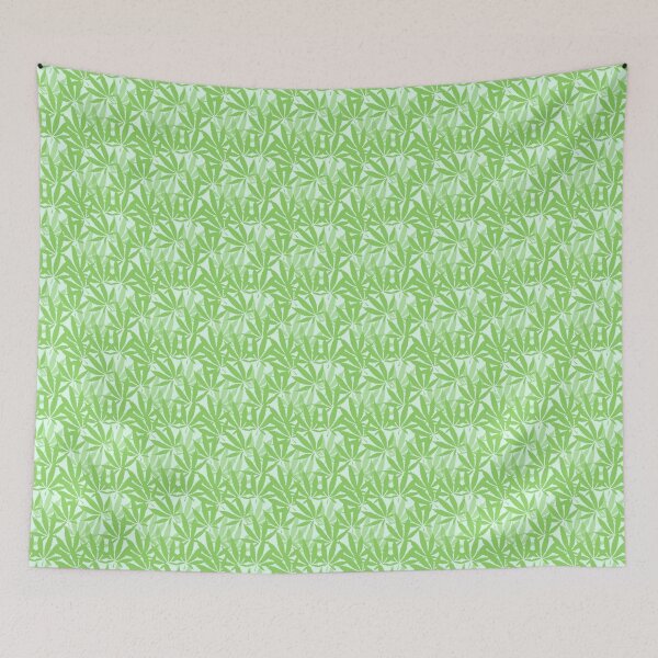 Item preview, Green Hemp Leaves designed and sold by dottiedigitals.