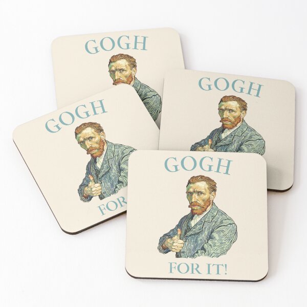 Item preview, Gogh for it! Funny Van Gogh Joke designed and sold by Beltschazar.