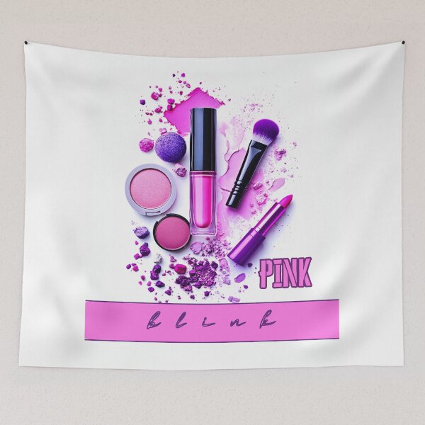 Item preview, Pink blink, pink and purple cosmetics, eye shadows and lipstick designed and sold by silent-violin.