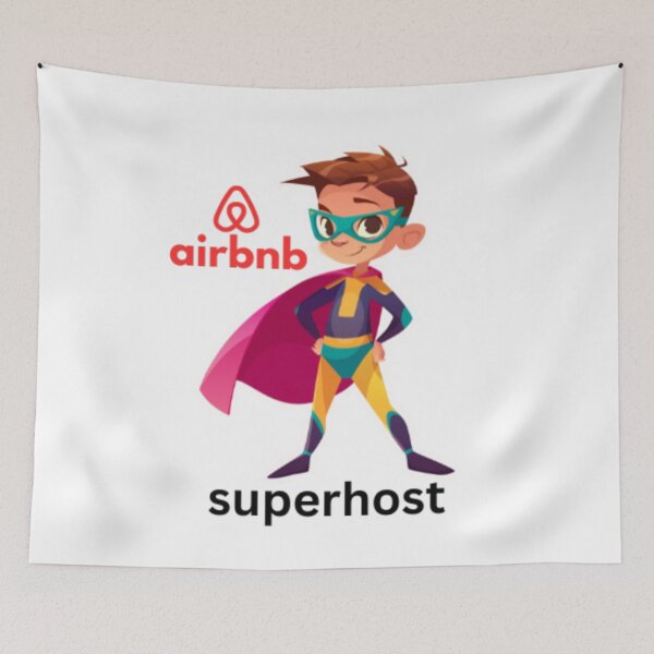 Item preview, Super Hero Super Host Airbnb Reservation Apartments Five Stars designed and sold by DaniVi.
