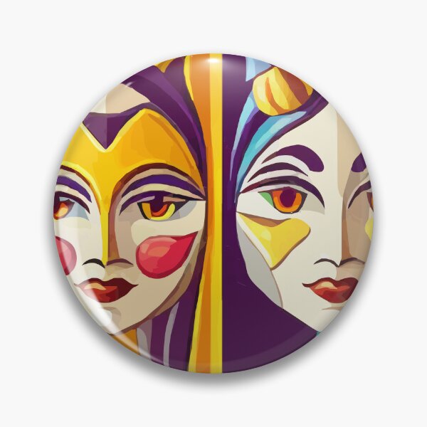 Item preview, cubist emoji designed and sold by Andre Faubert.