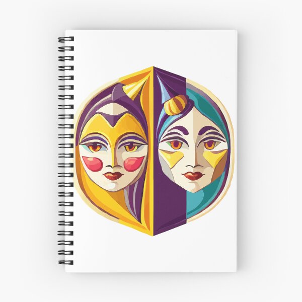 Item preview, cubist emoji designed and sold by Andre Faubert.