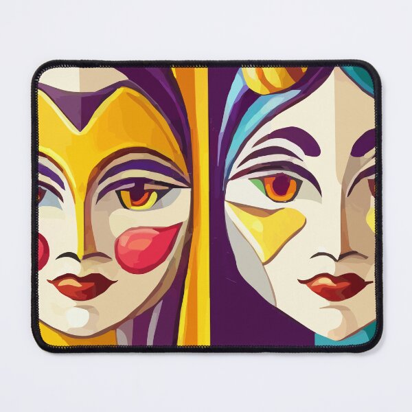 Item preview, cubist emoji designed and sold by Andre Faubert.
