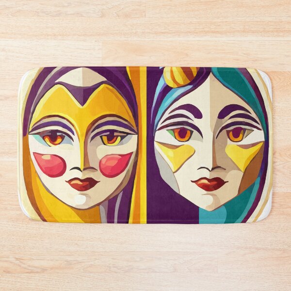Item preview, cubist emoji designed and sold by Andre Faubert.