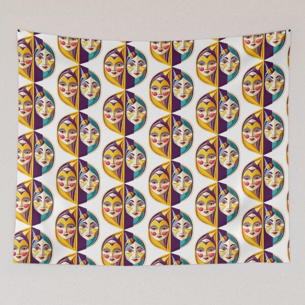 Item preview, cubist emoji designed and sold by Andre Faubert.