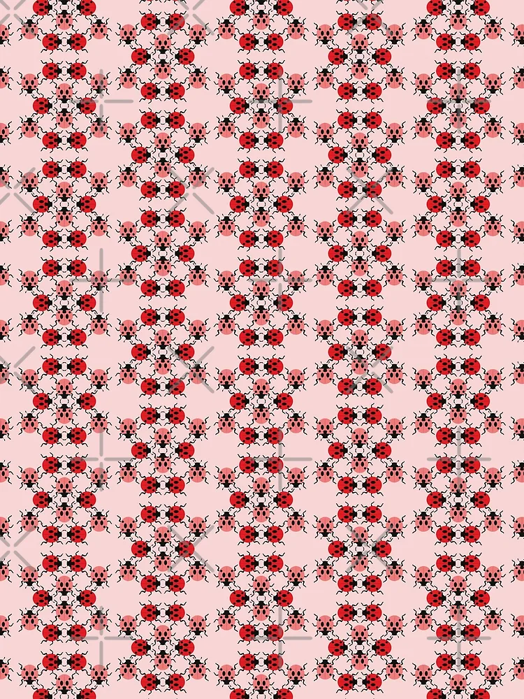 Thumbnail 3 of 3, Scarf, Ladybug Tangle designed and sold by InGFocus.