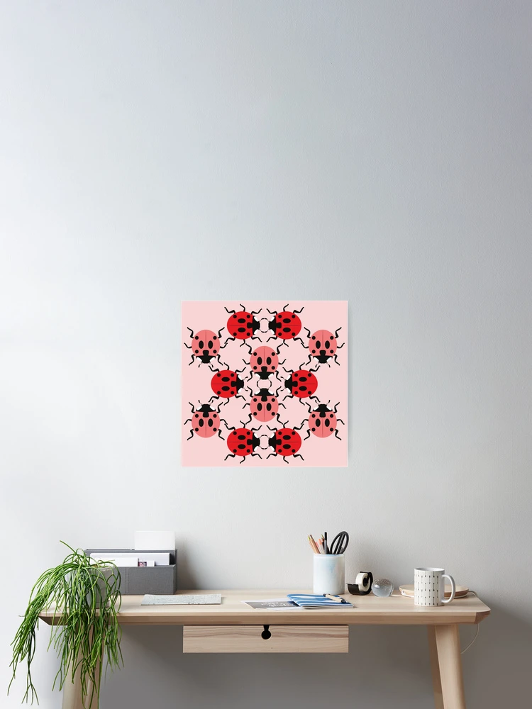 Thumbnail 2 of 3, Poster, Ladybug Tangle designed and sold by InGFocus.