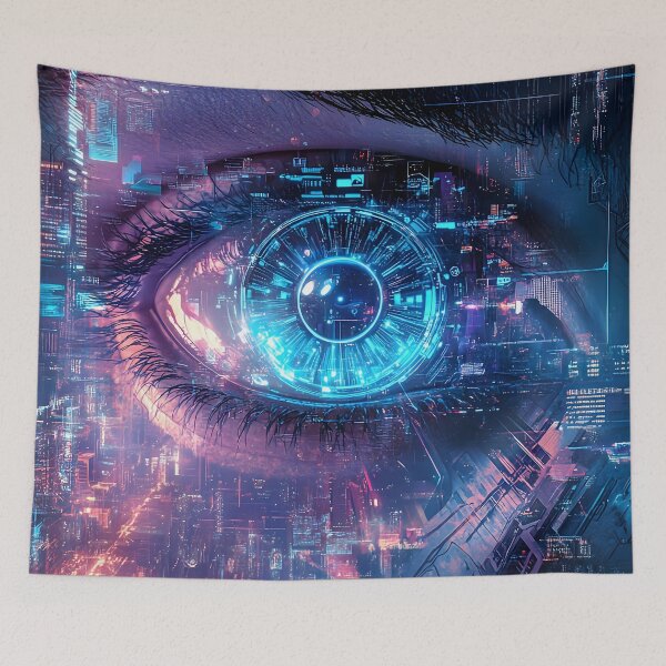 Item preview, The Cyber Eye: Always Watched, Always Connected designed and sold by AI-Only Creations.