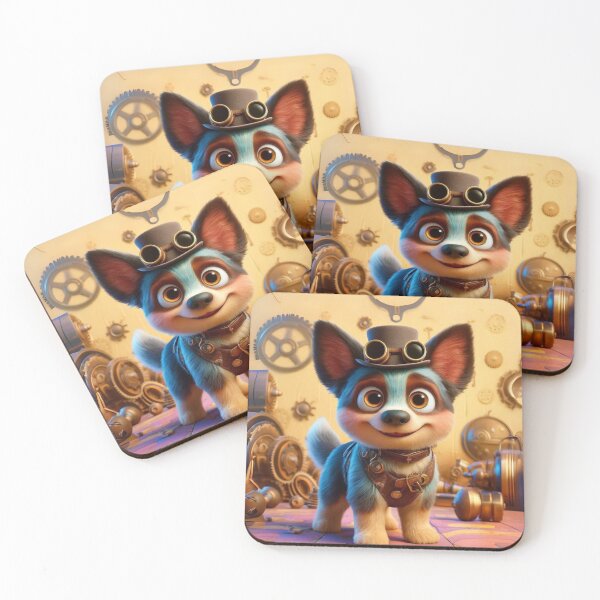 Item preview, Steampunk Australian Cattle Dog designed and sold by Sillytoe.