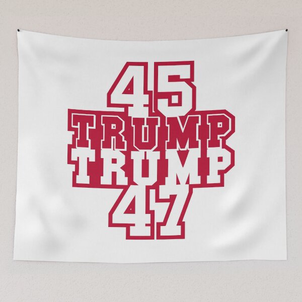 Item preview, 45 Trump Trump 47 USA White on Red Style designed and sold by Kraaftwierk.