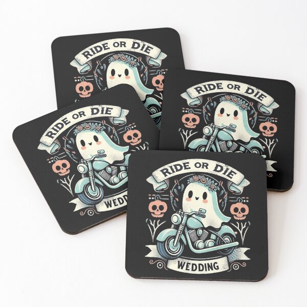 Item preview, Ride or Die wedding - cute halloween bride ghost designed and sold by lliiaa1111.
