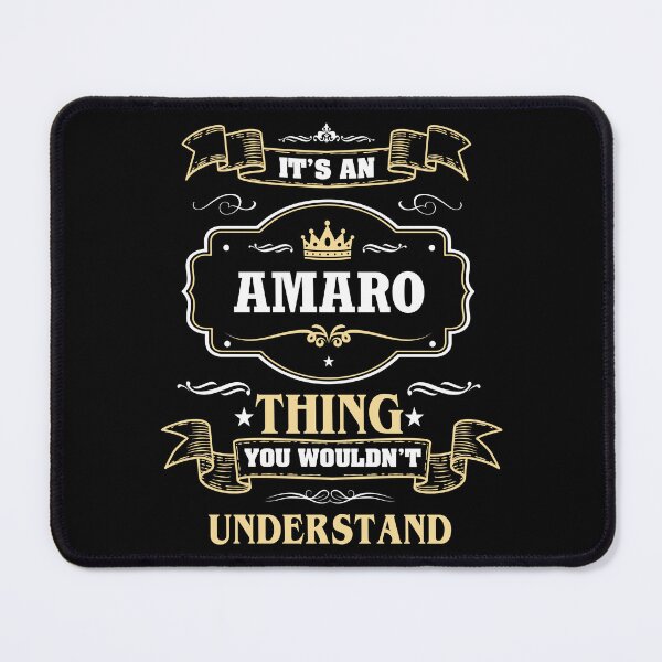 Item preview, It Is An Amaro Thing You Wouldn't Understand Amaro Name Shirt designed and sold by Zanden-zo.