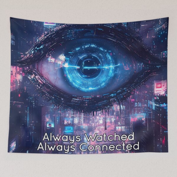 Item preview, Surveillance Nexus: Always Watched, Always Connected designed and sold by AI-Only Creations.