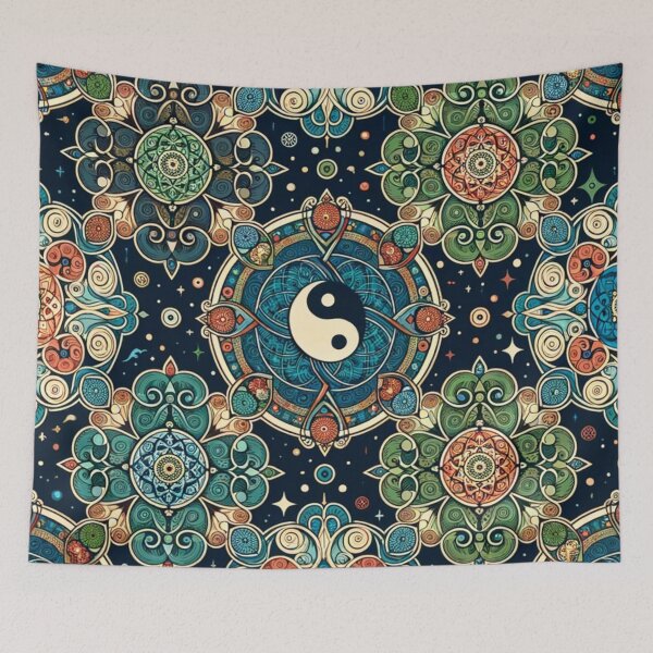 Item preview, The Cosmic Dance of Yin and Yang designed and sold by 0penvimark.
