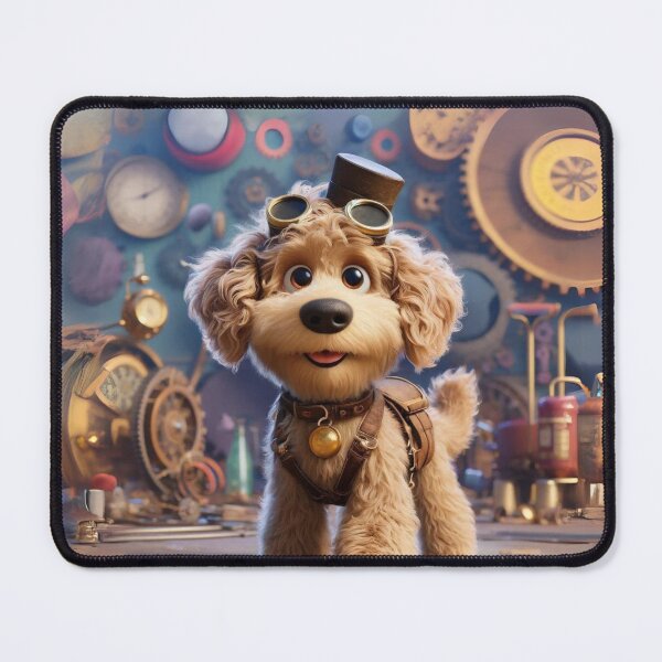 Item preview, Steampunk Australian Labradoodle designed and sold by Sillytoe.