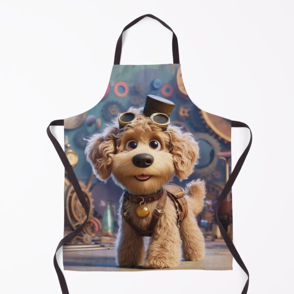 Item preview, Steampunk Australian Labradoodle designed and sold by Sillytoe.