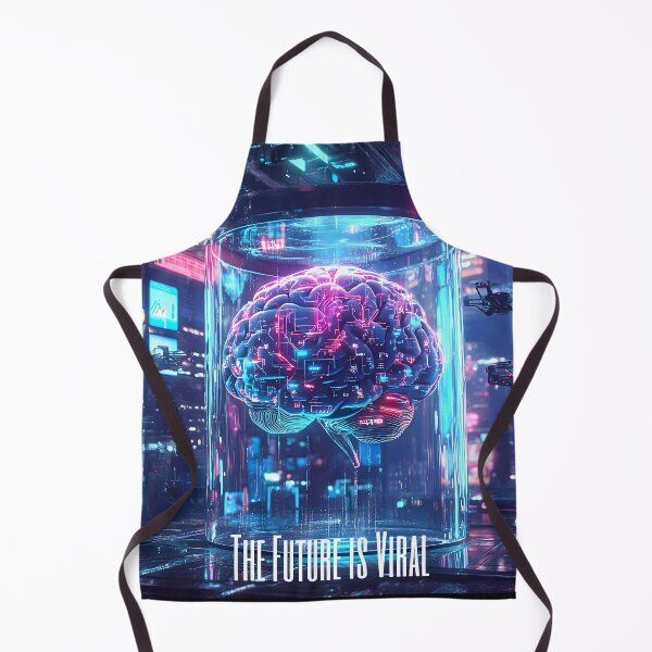 Item preview, Neon Mind: The Future is Viral designed and sold by AI-Only Creations.
