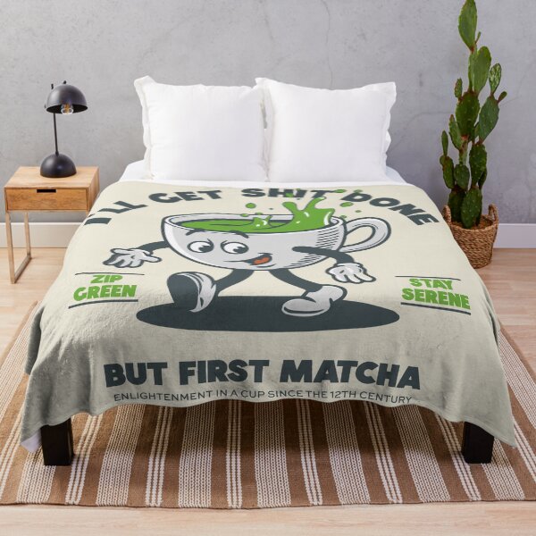 Item preview, Funny RetroVibe I'll Get Sh*t Done Matcha Green Tea designed and sold by emmjott.