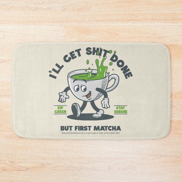 Item preview, Funny RetroVibe I'll Get Sh*t Done Matcha Green Tea designed and sold by emmjott.