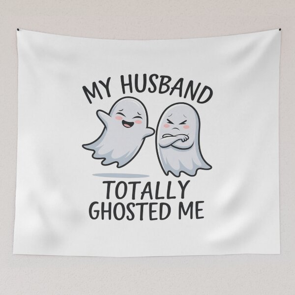 Item preview, MY HUSBAND TOTALLY GHOSTED ME designed and sold by katgosnice.