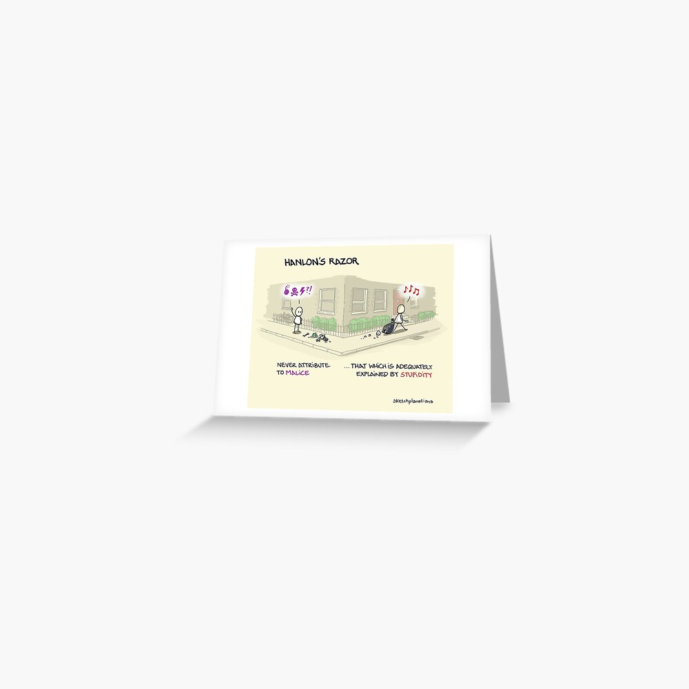 Item preview, Greeting Card designed and sold by sketchplanator.