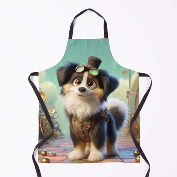 Item preview, Steampunk Australian Shepherd Mix designed and sold by Sillytoe.
