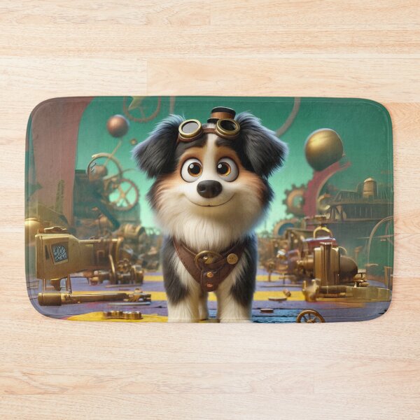 Item preview, Steampunk Australian Shepherd designed and sold by Sillytoe.