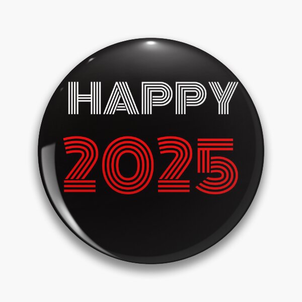 Item preview, "Happy 2025" Modern Stylish Typography Design, Happy New Year 2025! designed and sold by AlphaBetulia.