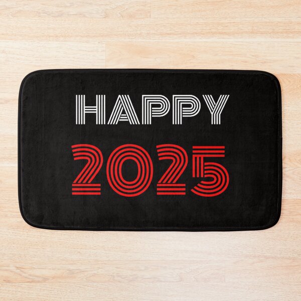 Item preview, "Happy 2025" Modern Stylish Typography Design, Happy New Year 2025! designed and sold by AlphaBetulia.