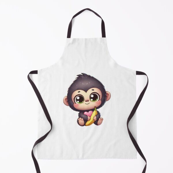 Item preview, Banana Love Kawaii Gorilla designed and sold by istoriadesign.