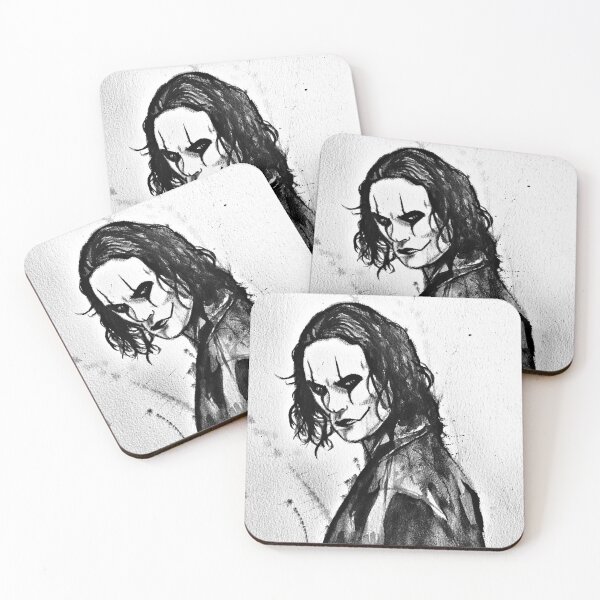 Aperçu de l'œuvre Affiche du portrait de Brandon Lee - Le Corbeau | Eric Draven créée et vendue par ConorKeeganArt.