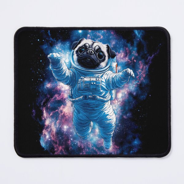 Item preview, Adorable Pug Astronaut Floating Through Outer Space designed and sold by Vinson-MFG.