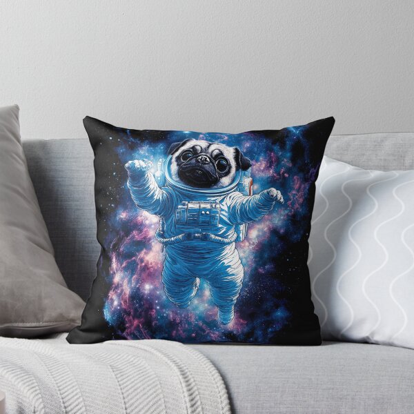 Item preview, Adorable Pug Astronaut Floating Through Outer Space designed and sold by Vinson-MFG.