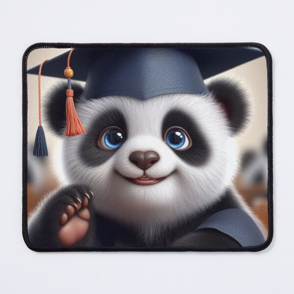 Item preview, Cute Graduate Panda 2 designed and sold by PANDALOVEART.