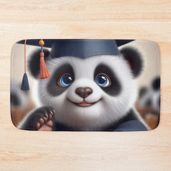 Item preview, Cute Graduate Panda 2 designed and sold by PANDALOVEART.