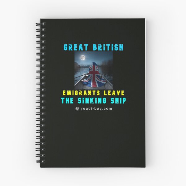 Item preview, GB Emigrants Leave Sinking Ship designed and sold by AlienAlmanac.