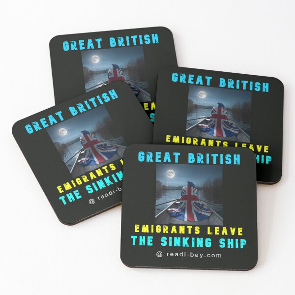 Item preview, GB Emigrants Leave Sinking Ship designed and sold by AlienAlmanac.