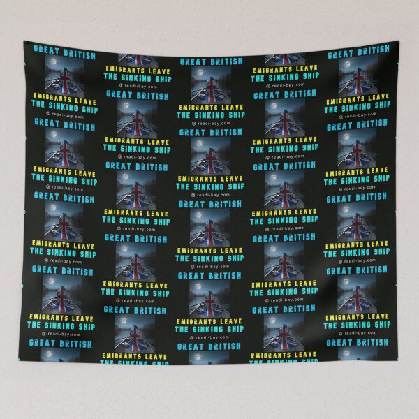 Item preview, GB Emigrants Leave Sinking Ship designed and sold by AlienAlmanac.