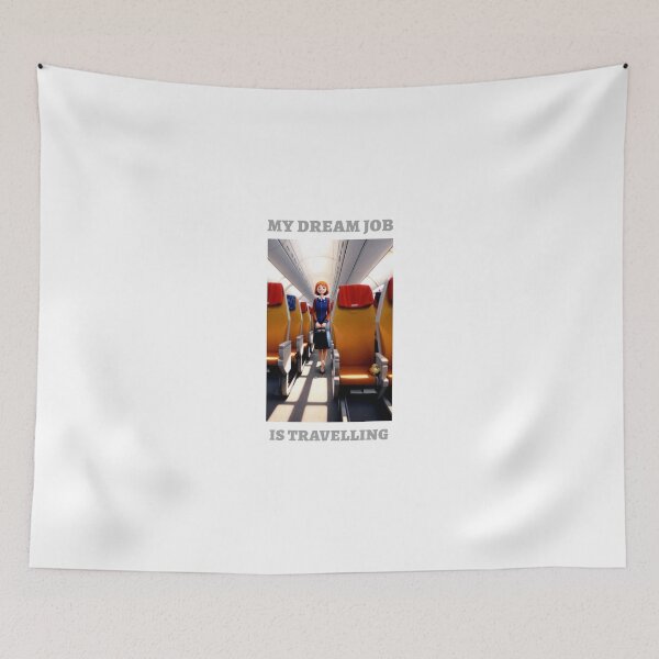 Item preview, My dream job is travelling t-shirt top shirt designed and sold by OAKDEN.