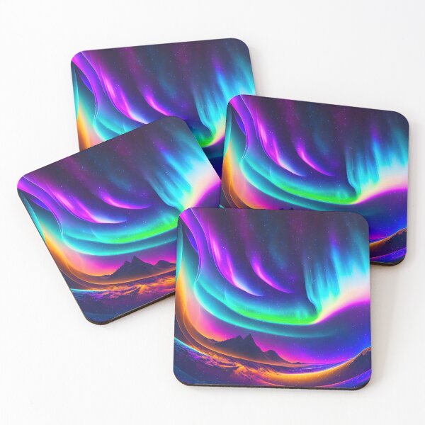 Item preview, Abstract Design - Northern Lights in the Sky designed and sold by cabana.space.