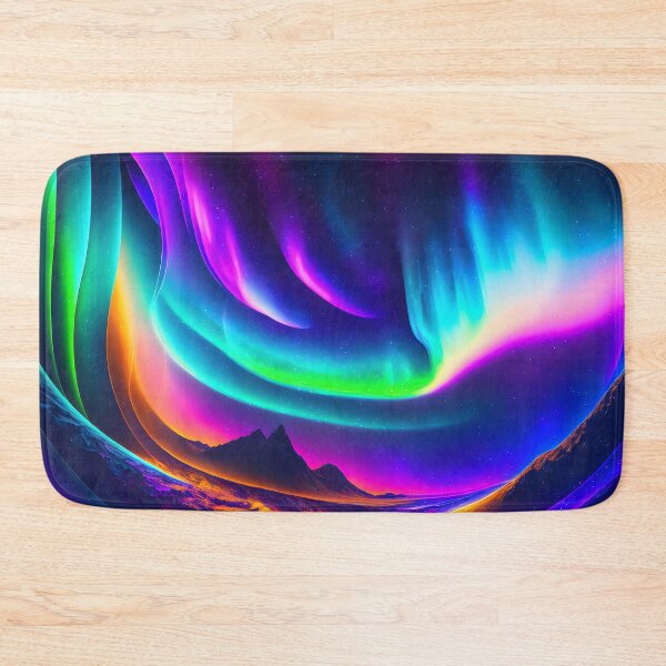 Item preview, Abstract Design - Northern Lights in the Sky designed and sold by cabana.space.