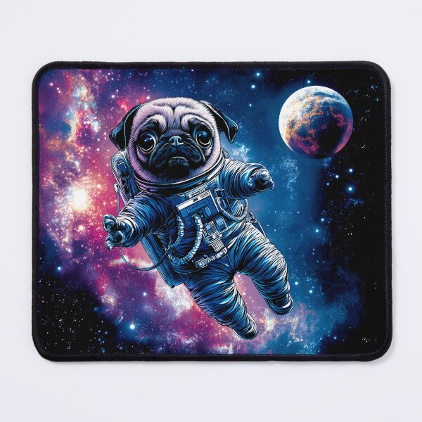Item preview, Pug Astronaut Exploring the Cosmic Frontier designed and sold by Vinson-MFG.