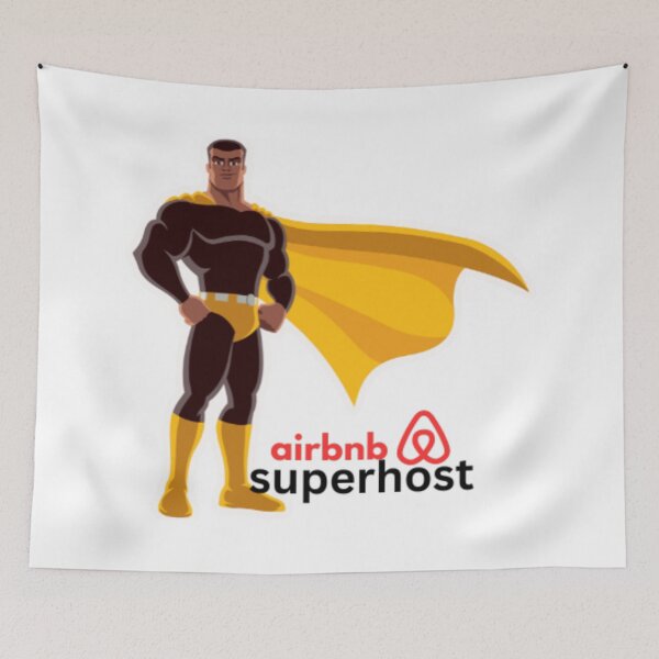 Item preview, Super Hero Super Host Airbnb Reservation Apartments Five Stars designed and sold by DaniVi.