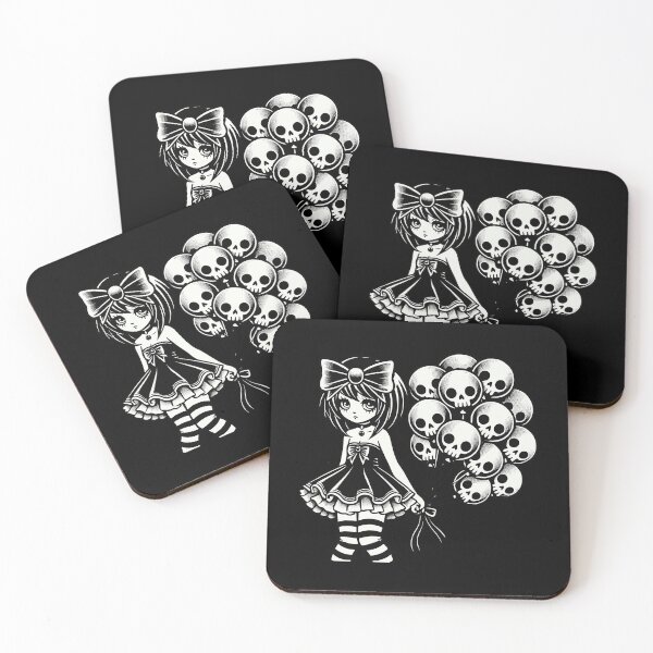 Item preview, Kawaii Goth Girl Dark Gothic Design designed and sold by LuminOrb.