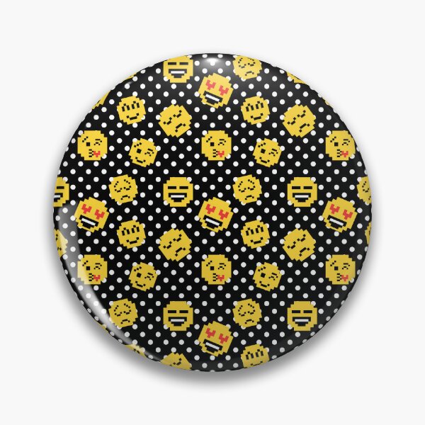 Item preview, emoji pixel Design Print Pattern designed and sold by Kriengsaktalek.